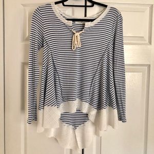 Vintage Havana Lace Up Top